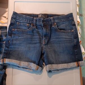GAP Women's Dark Blue Jean Shorts